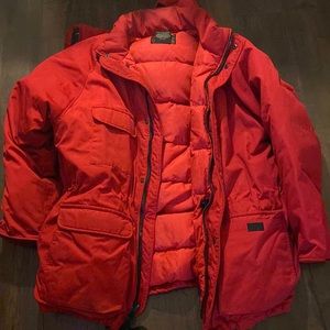 Vintage Eddie Bauer Down Puffer Jacket size XL